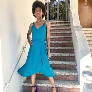Diane Von Furstenberg Crepe Wrap Dress